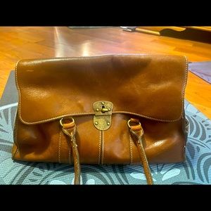 Rich brown Patricia Nash purse.